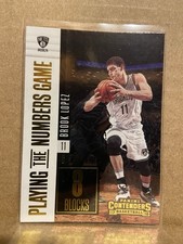2017-18 Panini Contenders Playing the Numbers Game Brook Lopez #13