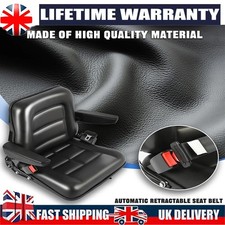 ~Adjustable Universal Suspension Seat Tractor Dumper Forklift Mower Plant Digger