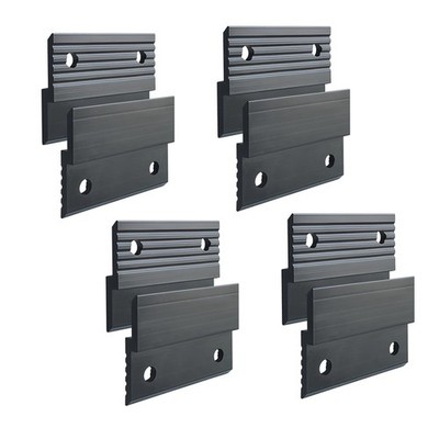 VENTLAX HANGING RACK TOP BOARD ショートver 4 Pairs 2 Inch French Cleat Hanger Heavy Duty Aluminum Z Bar Mount