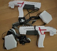 x2 LASER X Player Laser Gaming Set Indoor Outdoor Lazer Tag Guns Lot of 2