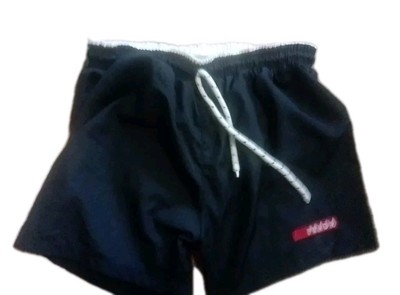 Hose Schwimm, Sport .Größe 10,Badeshorts, Schwarz-Weiss,Innennetzslip