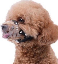 Dog Muzzle, Basket Muzzle for Small Medium Dogs Poodle Dachshund