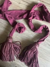 CIVIL WAR OFFICER MAROON SILK UNIFORM SASH- INFANTRY