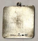 Vintage Ottaviani Enamel Virgin Mary Child Sterling Silver Pendant Charm 925 MCM — photo 2