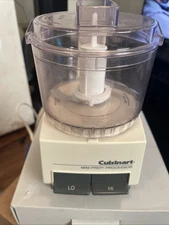 Cuisinart Mini-Prep Food Processor White Model DLC-1 TX Great Condition Tested