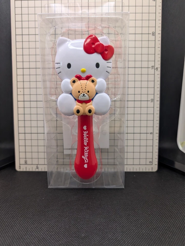 Escova de Cabelo Sanrio Original Japão Hello Kitty & Friends Kuromi "HELLO KITTY" - Imagem 3 de 4