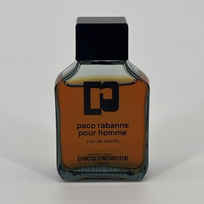 VTG Paco Rabanne Pour Homme 20ml 0.67oz EDT Splash 1980s Original Formula 90%Vol