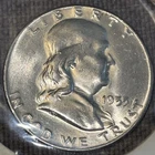 1955 Franklin Half Dollar -NICE BU Condition / NICE Bell Lines