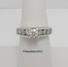 1.50CT Natural Diamond Engagement Anniversary Wedding Bridal Ring 14K White Gold