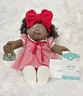 Vintage 1986 African American Cabbage Patch Kid, Cornsilk Hair, Dagmar, BC