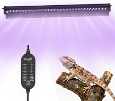 UVB Light for Reptiles, 18W HO LED UVB Reptile Light Fixture UVA UVB Lamp Bulb T