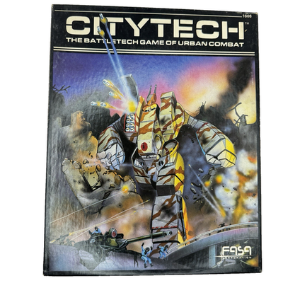 #ad #ad Battletech: Citytech The Game of Urban Combat 1608 FASA 1986 **Not Complete** $23.25