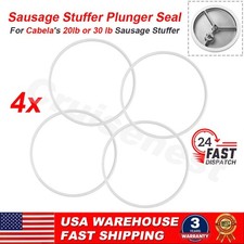 4PCS 7 1/2 inch Plunger Gasket Seal For Cabela's 20lb 30lb Pound Sausage Stuffer