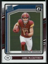 Luke McCaffrey 2024 Donruss Optic #268 RC