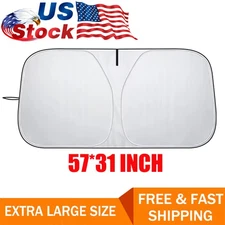 Foldable Large Sun Shade Truck Van Car Windshield Visor UV Block Cover Protector