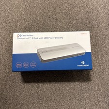 NEW SEALED Cable Matters Thunderbolt 3 Dock w/60W Power Model: 107014