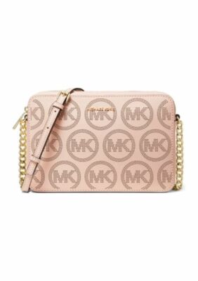 MJ PT OA　ポスト　ベージュ　ピンク Michael Kors Jet Set Large East West Crossbody Bag Soft Pink