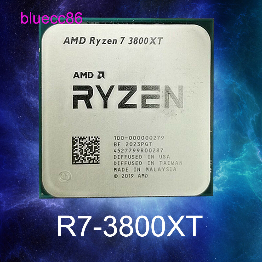 AMD Ryzen 7 3800XT AM4 CPU Processor 8-Core 3.9 GHz 105W AMD Ryzen 7 3800XT AM4 CPU Processor 8-Core 3.9 GHz 105W