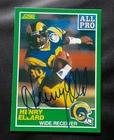HENRY ELLARD WIDE RECEIVER LOS ANGELES RAMS AUTOGRAPHED SIGNED FOOTBALL CARD