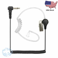 3.5mm Police Listen Only Acoustic Tube Earpiece Headset for Speaker Mic
