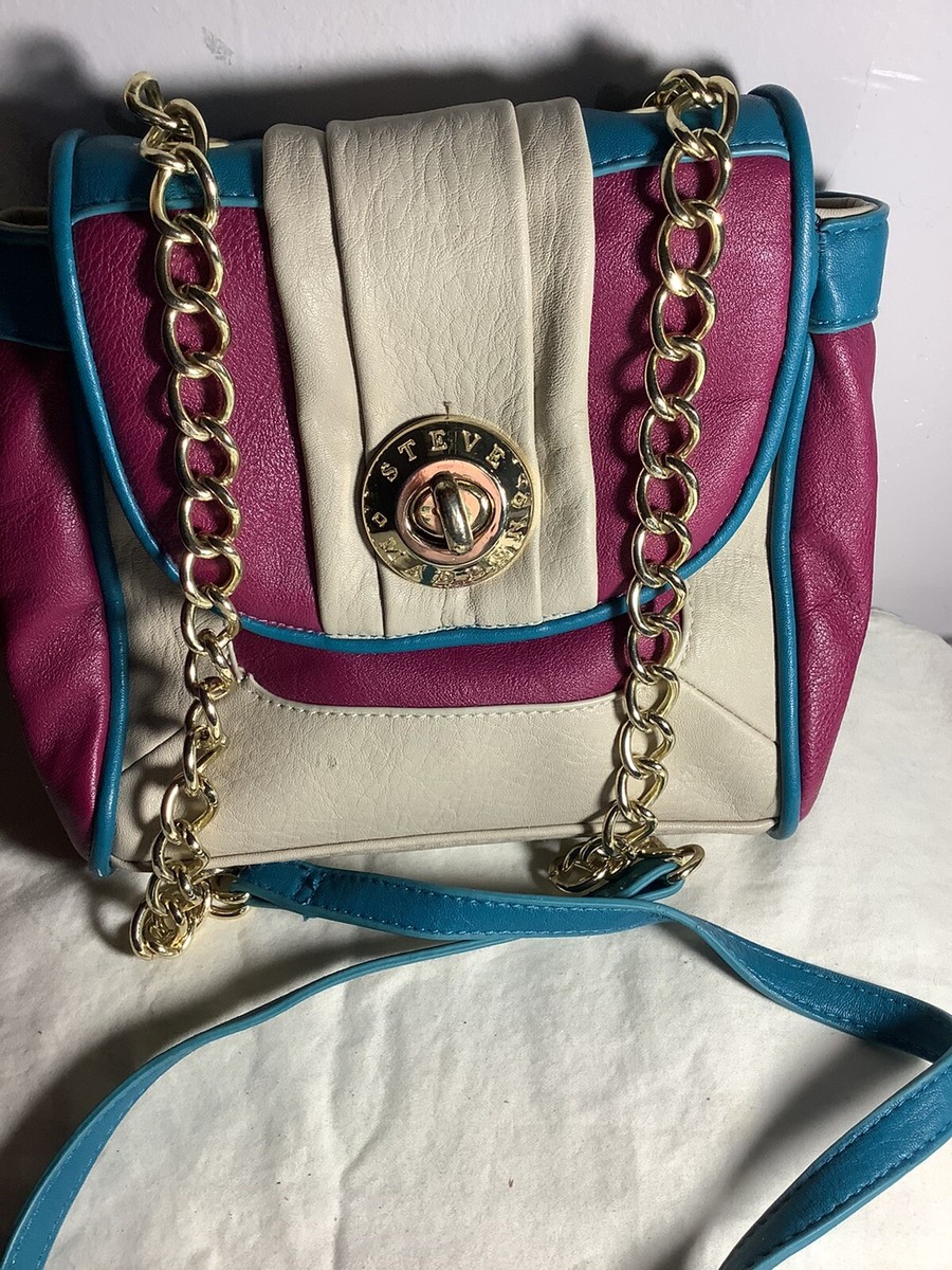 ◇monde monde◇ Classic Button Padded Crossbody Bag Real Working Vintage Crossbody Messenger Bag, SteamPunk