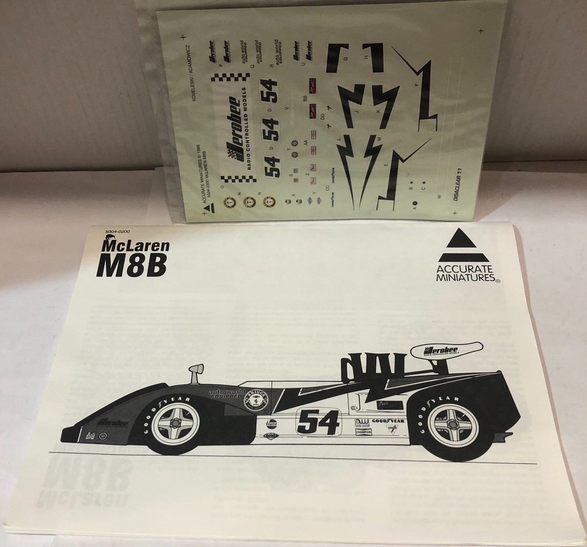 Accurate miniatures 5004 N Gauge Building Kit 1/24 Mclaren Accurate miniatures 5004 N Gauge Building Kit 1/24 Mclaren