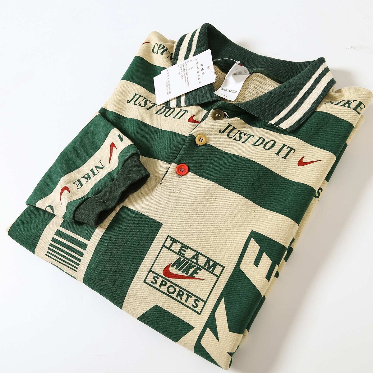 Nike x Cactus Plant Flea Market Longsleeve Polo Natural CPFM Nike x Cactus Plant Flea Market Longsleeve Polo Natural CPFM