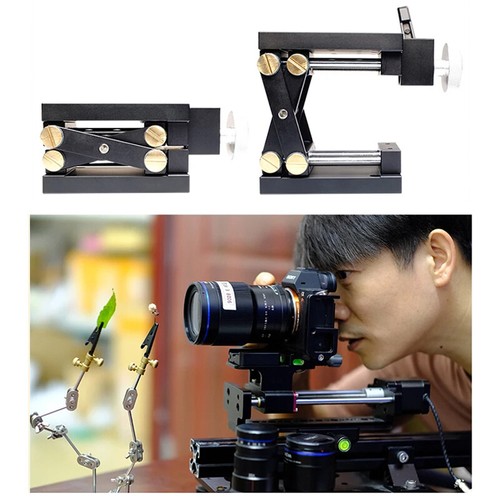 Micrometer Clamp Clip Slide Rail Holder Base For Insect Flower Macro Photography - Picture 2 of 18