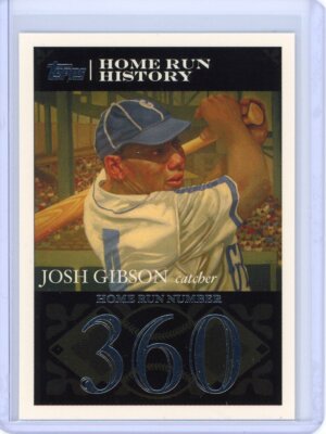 2007 TOPPS JOSH GIBSON HOME RUN HISTORY HR 360 #JG47 CRAWFORDS GRAYS 