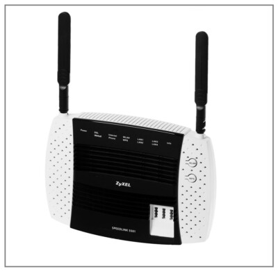 Zyxel Speedlink 5501 DSL-Router Telekom Businessrouter All-IP ISDN-fähig 24M