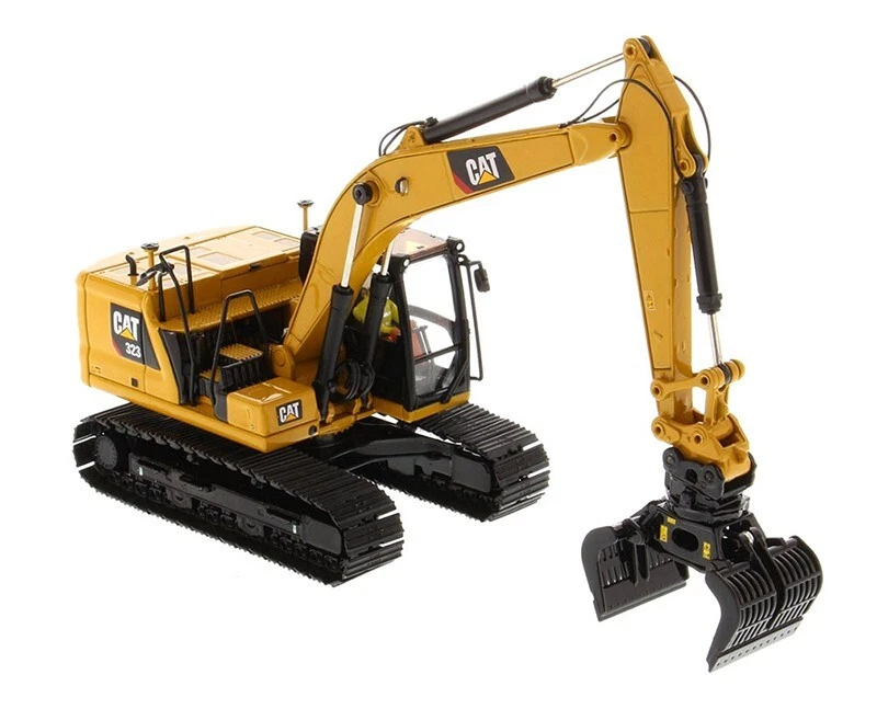 Diecast Masters Caterpillar 323 Next Gen Excavator with work Tools 1:50 85657 - Image 4 of 4