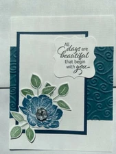 Floral essence birthday thank you for you card kit of 10 made w/ Stampin’ Up