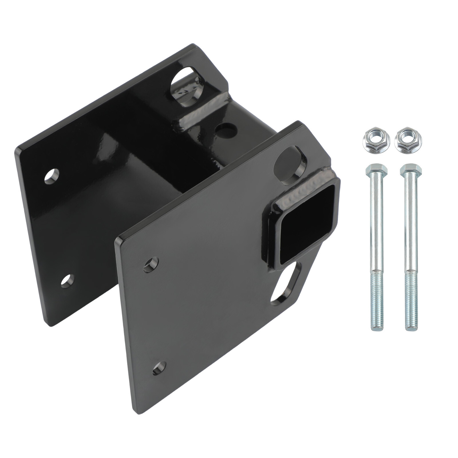 RV Bumper 4x4 Inch Square Tube Trailer Hitch 2-Inch Receiver Mount