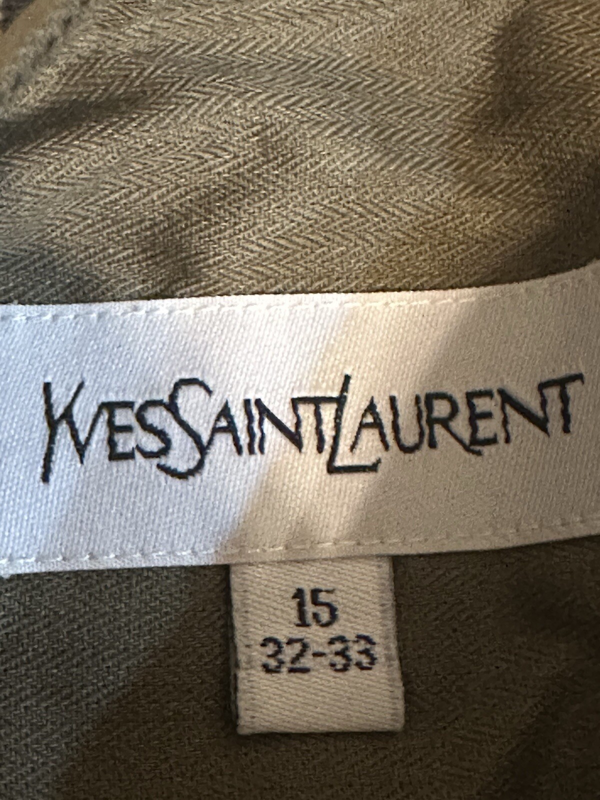 YvesSaint Laurent verde con bottoni taglia 16 32 33