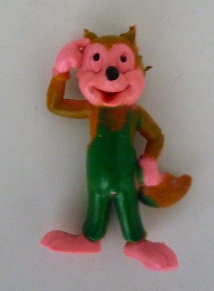 Lot Figurines Pif Gadget – Placid Et Muzo, Vaillant, Brabo – 1978 – Occasion