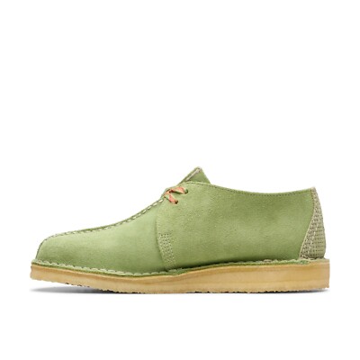 New Clarks Originals Desert Trek 200 Years Green Apple Suede 