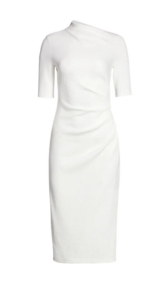 TORY BURCH Abito tubino Acler Parkfield avorio nuovo con etichette US8 AU12