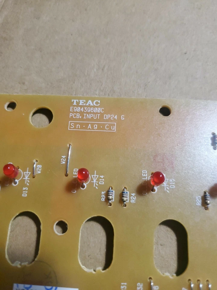 Tascam E9043600C input Panel PCB Assembly for DP 24SD - Image 2 of 2
