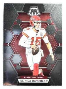 MVP PATRICK MAHOMES II Kansas City Chiefs 2023 Panini Mosaic Football Card #109