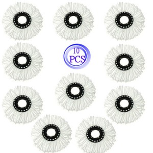 10X-Replacement-Microfiber-Heads-Refill-Easy-Cleaning-Wring-For-Spin-Mop-360