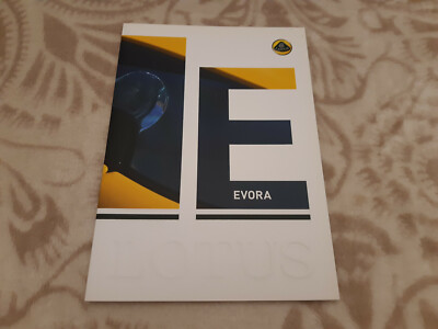 2012 Lotus Evora Evora S GT4 GTE Road Full Brochure Prospekt FRENCH Softcover