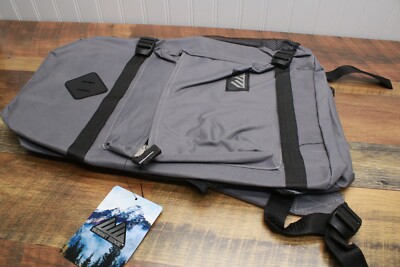 18'' Summit Ridge Double Buckle Lightweight School Travel Backpack Gray