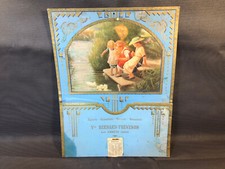 Antico Porta Lettere IN Cartone da Parete Déco Commercio Vintage Anni 1950