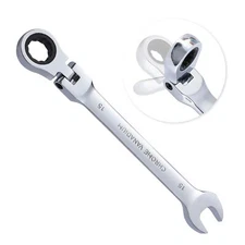 15mm Ratcheting Combination Wrenchmetric Flex Head Ratcheting Wrench Spanner Wit