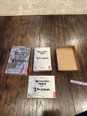 Neverwinter Nights Platinum CD-ROM Edition Complete In Box CIB Box Damage