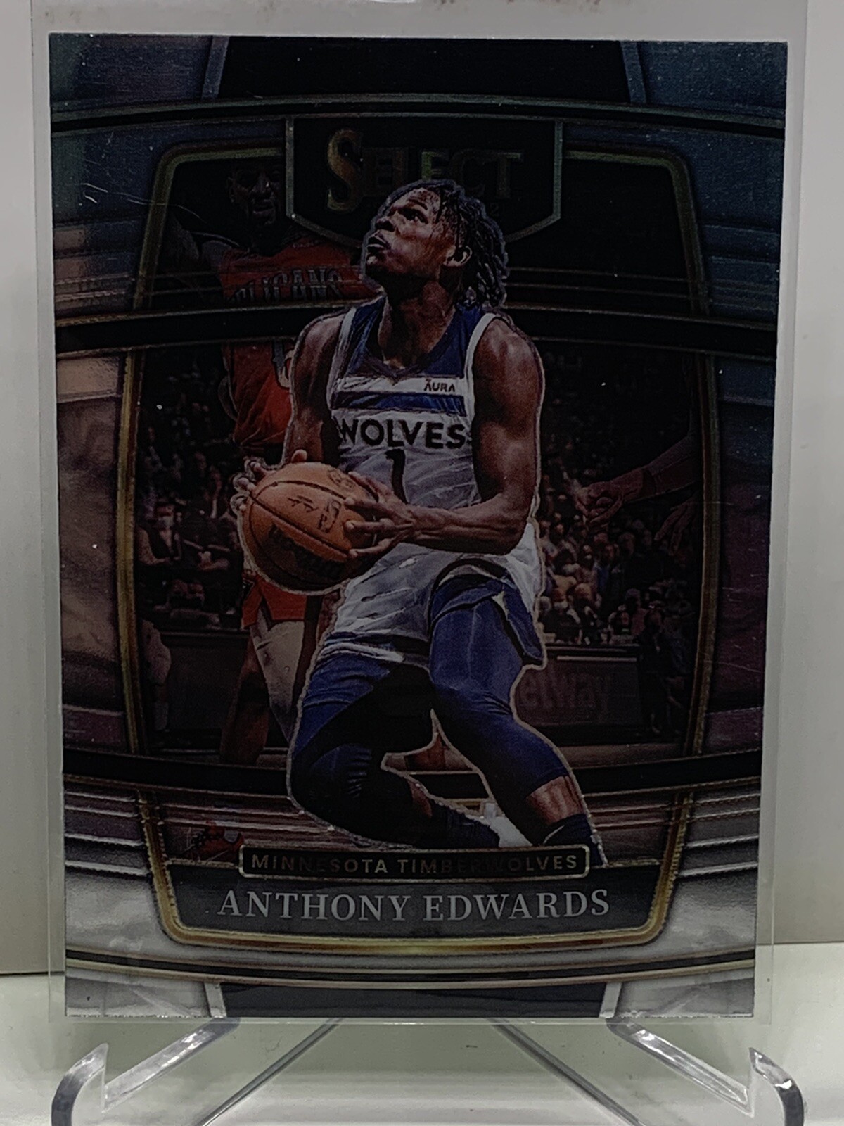 2021 Panini Select Silver Prizm Anthony Edwards #49