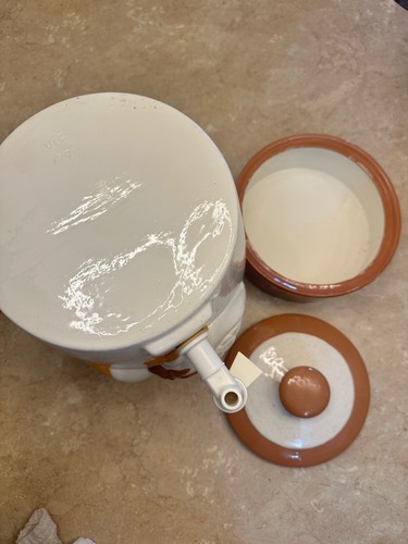 Vintage 1990 VIC Goose 2.5 Gal Ceramic Water Dispenser Farmhouse Decor - Picture 3 of 3