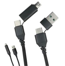 Fontastic Cavo di Sincronizzazione e Ricarica USB-C&trade; USB-A e Micro USB 1.2