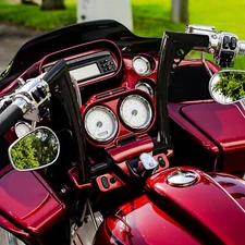 Rise 12" Pre-Wired Ape Hanger Bar Handlebar For Harley Road Glide FLTR 2008-2013