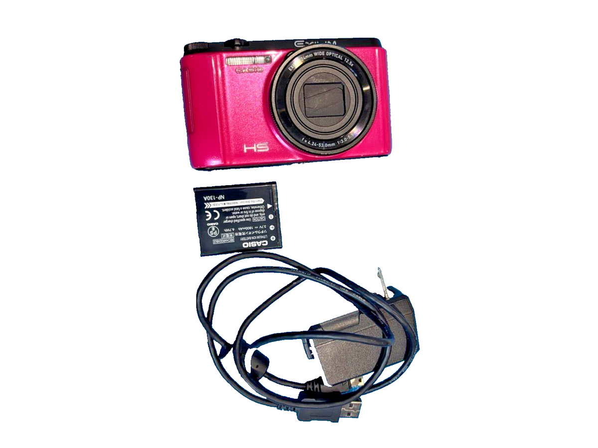 【動作品 美品】CASIO EXILIM EX-ZR1100 希少ピンク Casio Exilim EX-ZR1100 16.1 MP Digital Camera Pink *superb